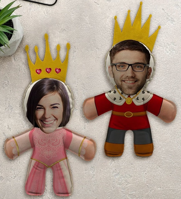 Personalized Photo Baby Pillow Set of 2 | Queen and King Design