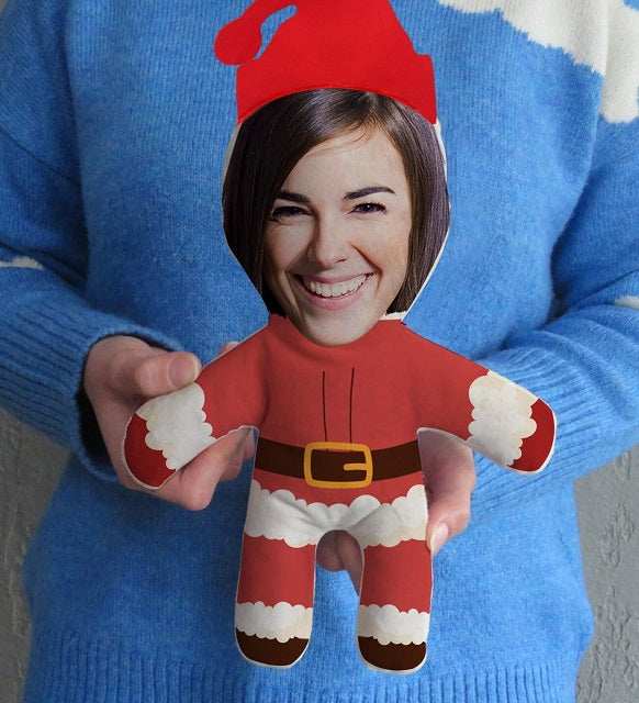 Personalized Photo Baby Pillow | Christmas Costume Design
