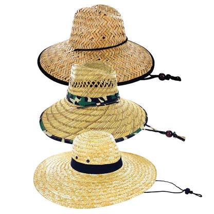 96 Pieces Summer Straw Hats + Free Rack