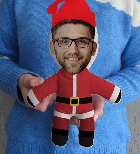 Personalized Photo Baby Pillow | Christmas Costume Themed Design