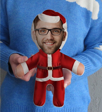 Personalized Photo Baby Pillow | Santa Claus Design