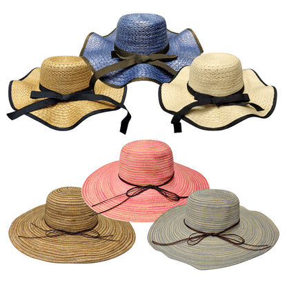 96 Pieces Summer Hats + Free Rack