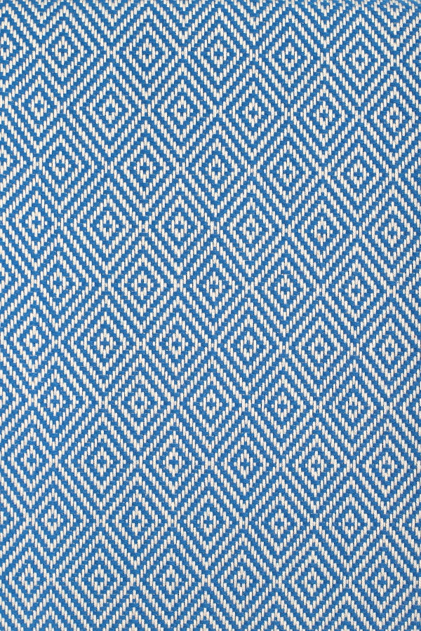 Blue Color Diamond Pattern Design Beach Towel