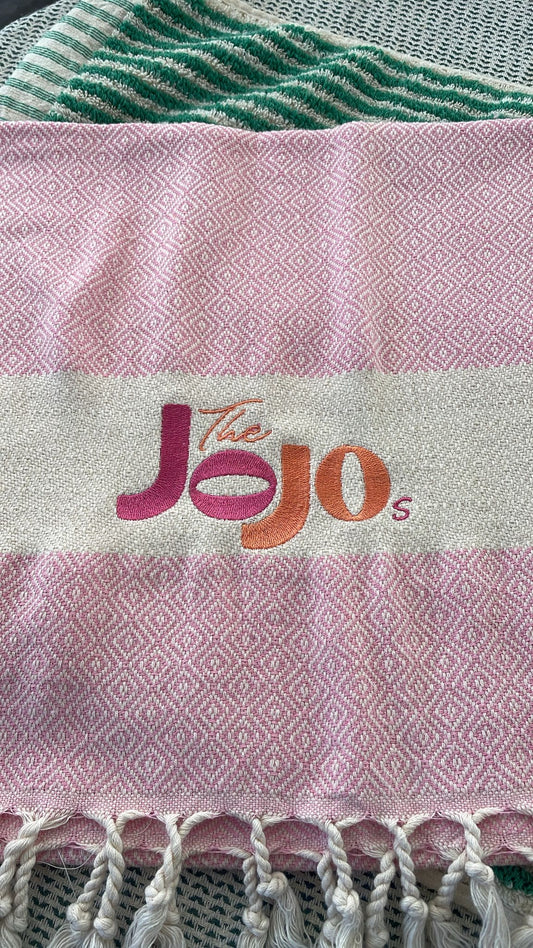 80 Pieces Personalized Embroidered Peshtemal Towel