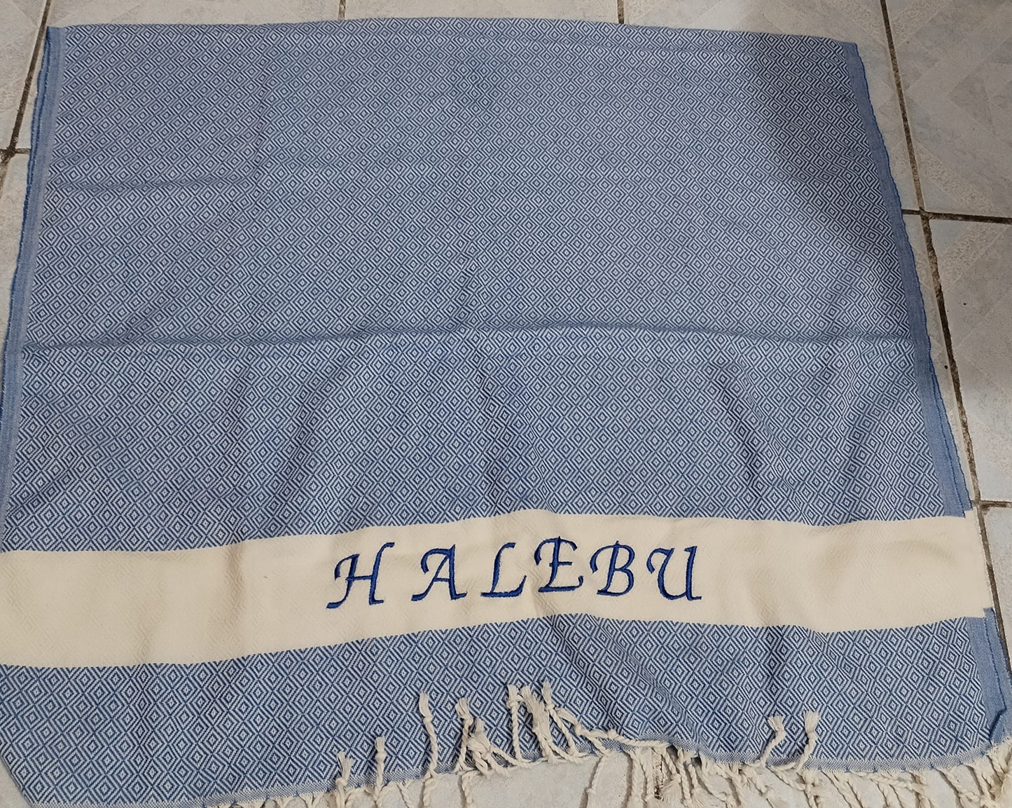 80 Pieces Personalized Embroidered Peshtemal Towel