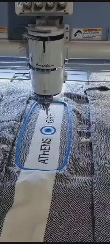 80 Pieces Personalized Embroidered Peshtemal Towel